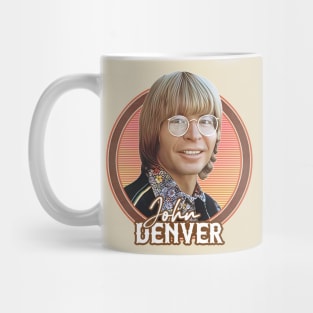 John Denver -  Retro Fan Artwork Mug